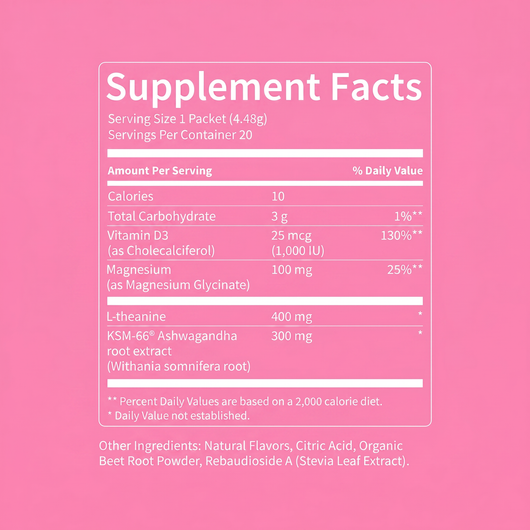 Cortara Cortisol Support Drink Mix